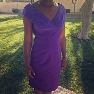Adrianna Papell Royal Purple dress